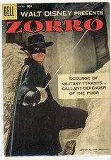FOUR COLOR 882 AFFORDABLE GRADE ZORRO 1ST DISNEY ISSUE GEM