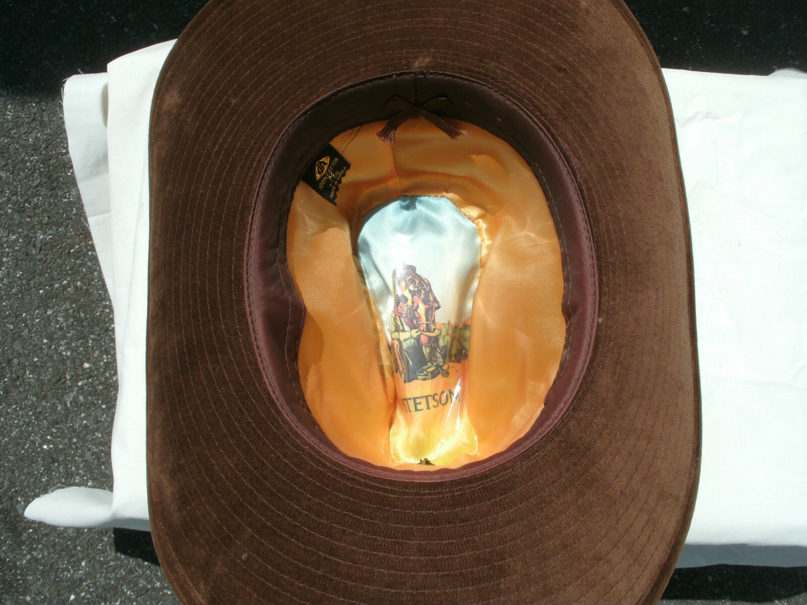 Vintage STETSON Cowboy /Western Hat Feathers Size 7… Gem