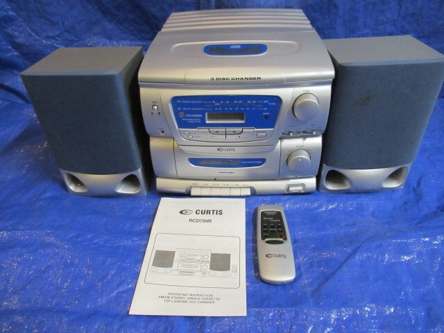 CD changer Stereo system with AM/FM radio, cassette recorder, & Remote ...