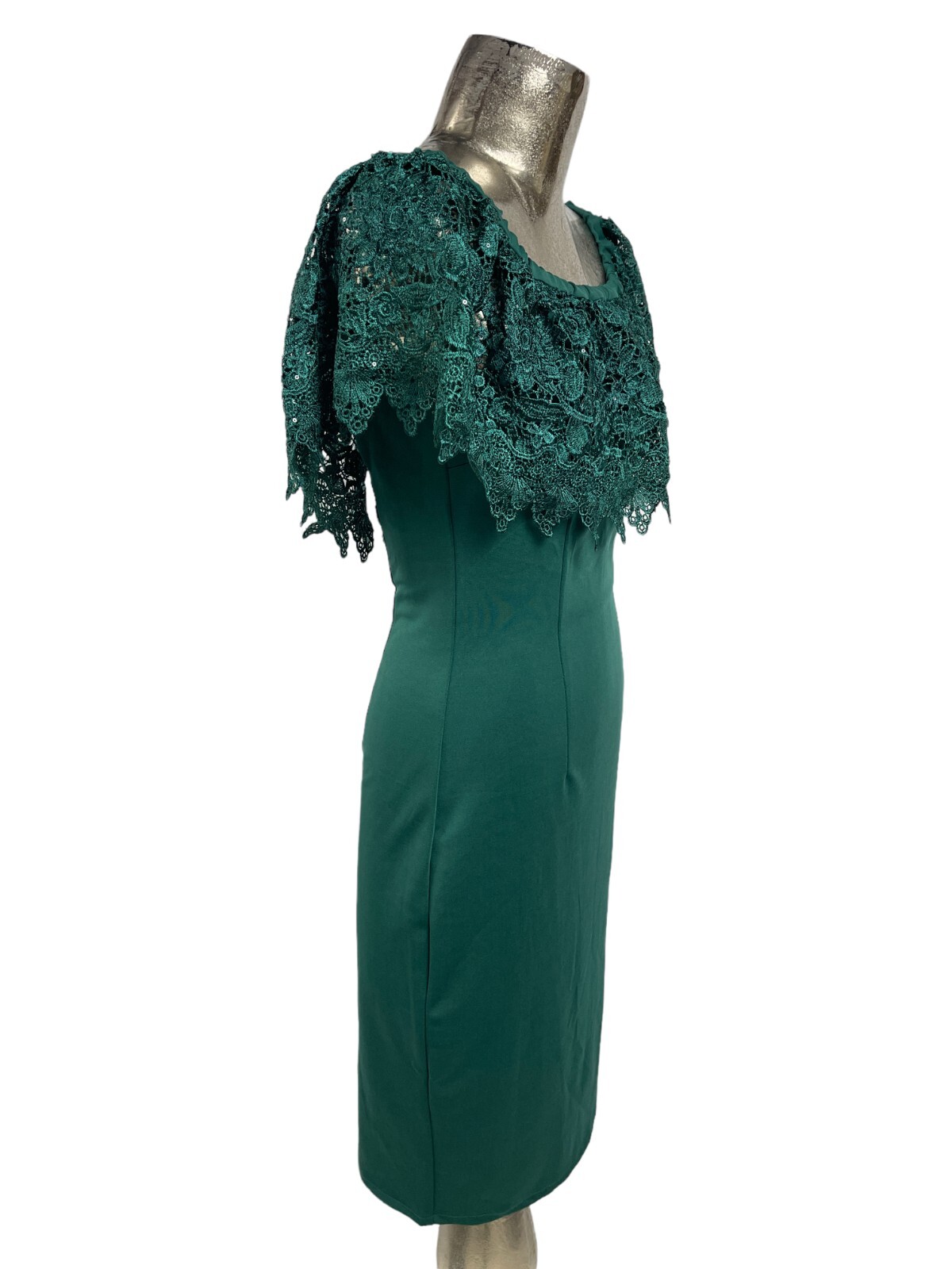 TALL PAPER DOLLS London Moss Green Womens Dress & Lac… Gem