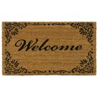 Rubber-Cal "Classic American Welcome Mat" Coir Matting, 18 by 30-Inch