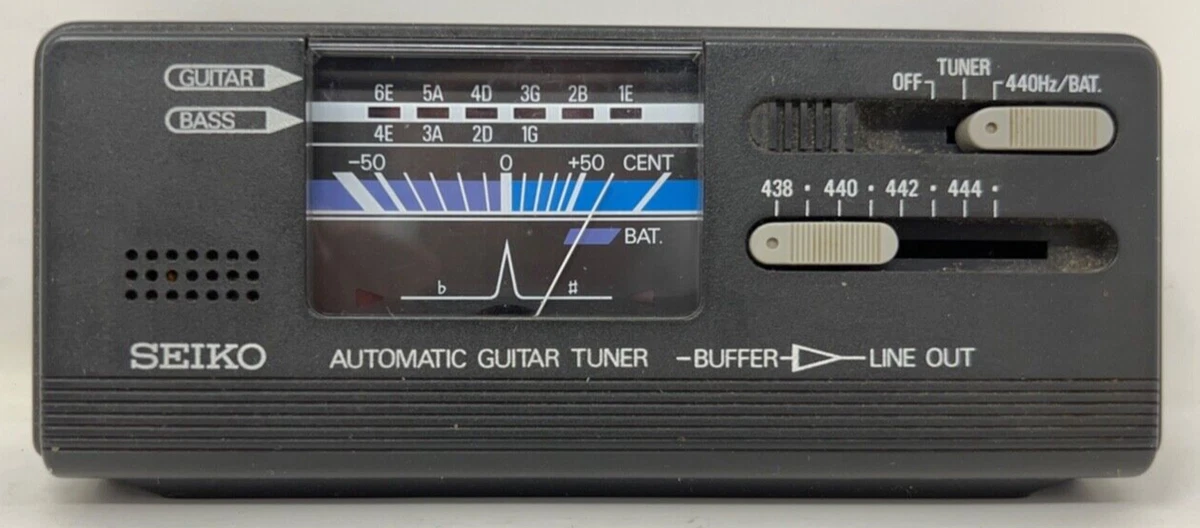 Seiko quartz guitar tuner outlet