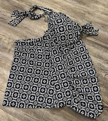 NWT Women’s MERONA Black White Floral Print Padded Unlined Swim Tankini Top XL - Picture 7 of 18