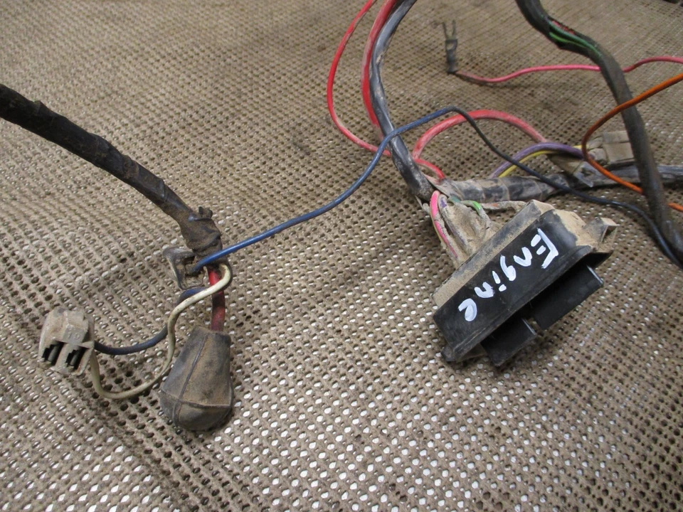 1966 Buick Electra 225 Wildcat Gran Sport 401 425 A/C Engine Wiring Harness - Image 3 of 3