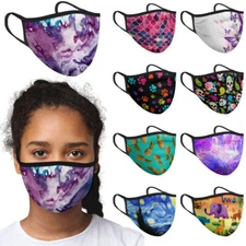 Washable Breathable Reusable Polyester Cotton Cloth Face Mask Cover for Adult