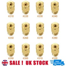 UK For Mikuni VM TM Carb #210- #320 Jets 12x Motorcycle Carburetor Carb Main Jet