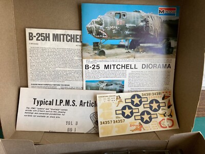Monogram: B-25H Mitchell 1:48 Scale Plastic Model Kit ( | eBay Monogram: B-25H Mitchell 1:48 Scale Plastic Model Kit ( | eBay