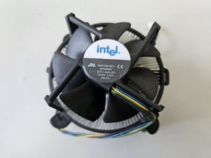Intel Sockel LGA775 CPU Kühler Kühlkörper und Lüfter ( D60188-001 DTC-AAL03 ) GEBRAUCHT