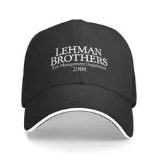 Lehman Brothers Risk Management Department 2008 Baseball Cap Brand Man cap