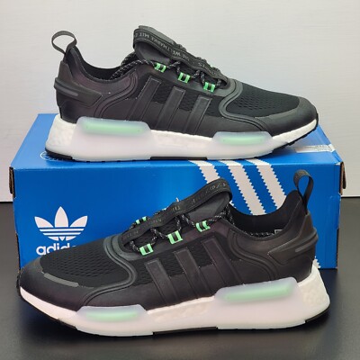 Adidas NMD V3 Boost Men's Size 11 Running Shoes Black Green Athletic Sneakers