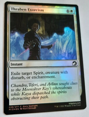 MTG Innistrad: Midnight Hunt THRABEN EXORCISM 039/277 C Foil M/NM
