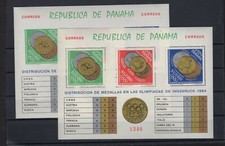PANAMA - OLYMPIC, YV # BL 28A/B, SET COMPLETO, MNH