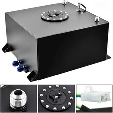 20 Gallon Universal Aluminum Racing/Drift Fuel Cell Tank + Level Sender New