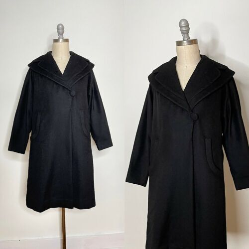 Vintage Stevens Forstmann Wool Blend Fur Collar Coat Brown Vintage Stevens Forstmann Wool Blend Fur Collar Coat Brown