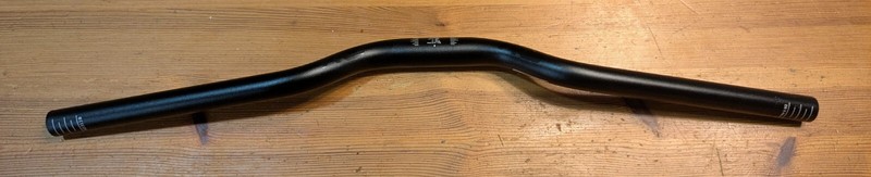 BW Aluminum Mountain Bike Riser Handlebar 25.4