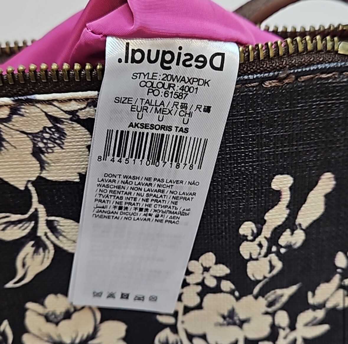 Desingual multiprint sling bag - image 8