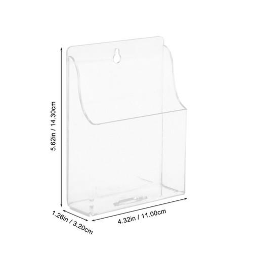 Remote Control Storage Box Wall Mounted Phone Holder Controller Organizer - 第 3/12 張圖片