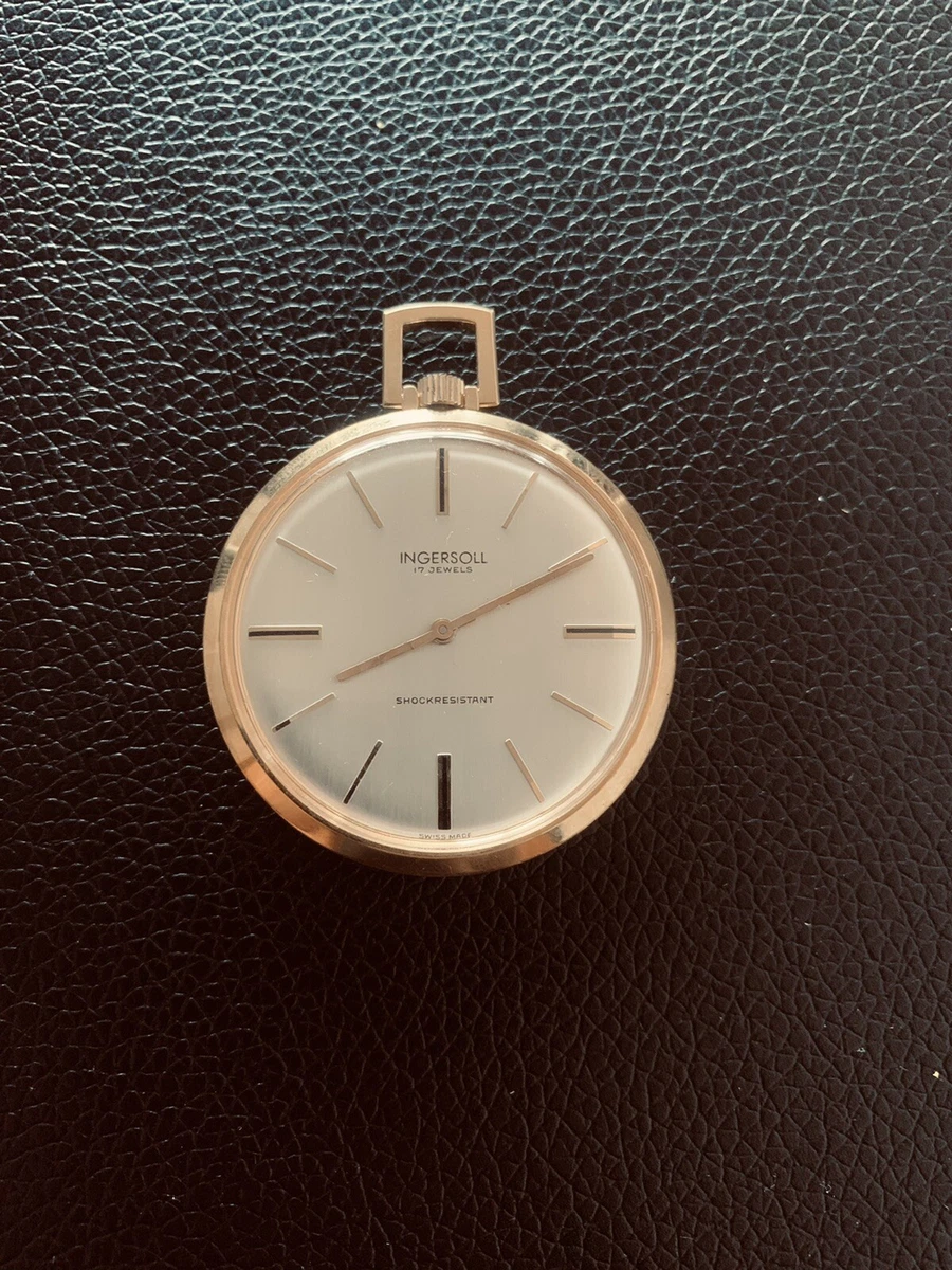 Ingersoll 17 jewels pocket clearance watch