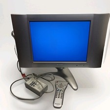 Sharp 15  Color TV Television Aquos LC-15B2UA Vintage Retro Gaming with Remote