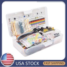 Electronics Component Basic Kit with 830 tie-points Breadboard Resist for UNO R3