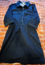 MICHAEL Michael Kors Denim Shirt Dress Size 12  No Belt