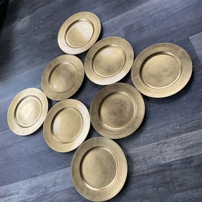 Gold Royal Gallery 13  Charger Plates Federated Stores  98 Table Decor Set of 8