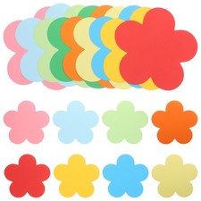 10 Packs Blumenmodellierpapier-ausschnitte Schulklassenzimmerdekoration