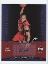 2005-06 Upper Deck Portraits Signature Portraits Joey Graham #SP-JG Auto 0o9