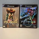 Metroid Prime 1 + 2 Echoes Nintendo GameCube Lot Of 2 Cases *NO GAMES*