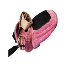 The Tushbaby  Hip Carrier in Orchid with Embroidered Pink Strap