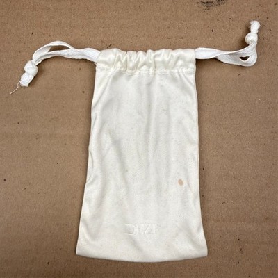 DEZI Women's White Drawstring Pouch Accessory - DAMAGE