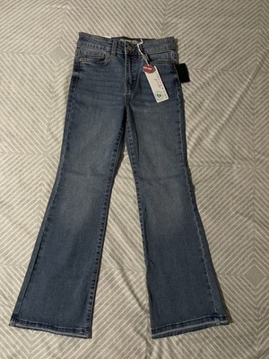 Celebrity Pink Girls High Rise Flare Jeans Size 10 NWT Medium Wash Stretch Denim