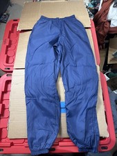 Nike VTG 90s Grey Tag Windpants Track Pants Ankle Zip Unlined Black S 1990s