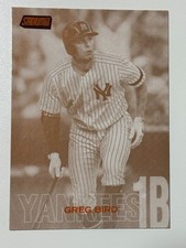 2018 Topps Stadium Club - Greg Bird Sepia, Card #186