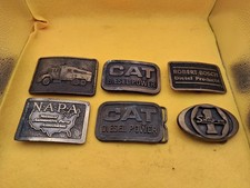 Lot Of Six Vintage Belt Buckles Diesel Theme 