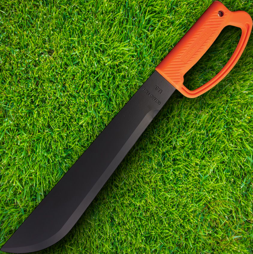 Ontario マチェット Ontario Knife Co OKC 12 Inch Camper Orange D Handle Machete 8512