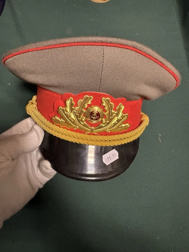 DDR Schirmmütze Für Generale NVA Uniform ￼ Abzeichen Germany  Z75/51 - Bild 2 von 4