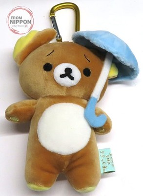 San-X Rilakkuma Umbrella Plush Keychain Rilakkuma Near You Theme Hanging Mascot