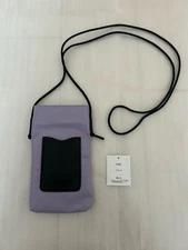 Jack Gomme Likid Phone Case Shoulder Purse Light Purple 18x10cm Used