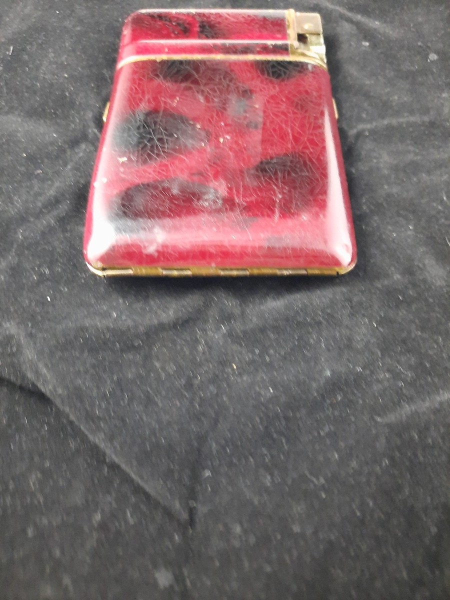 Vintage Weltzunder Semi-Auto Petrol Lighter Case U.S. Zone Germany