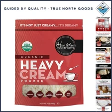 Organic Heavy Cream Powder, 7oz, Gluten Free, Non-GMO, Keto Friendly, USA - 7...