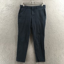 Boss Hugo Boss Trouser Dress Pants Mens 32R actual 32x27.5 Blue Mid Rise Zip