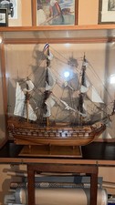 Phénix 1664 maquette navale bois trois-mâts en vitrine kit monté