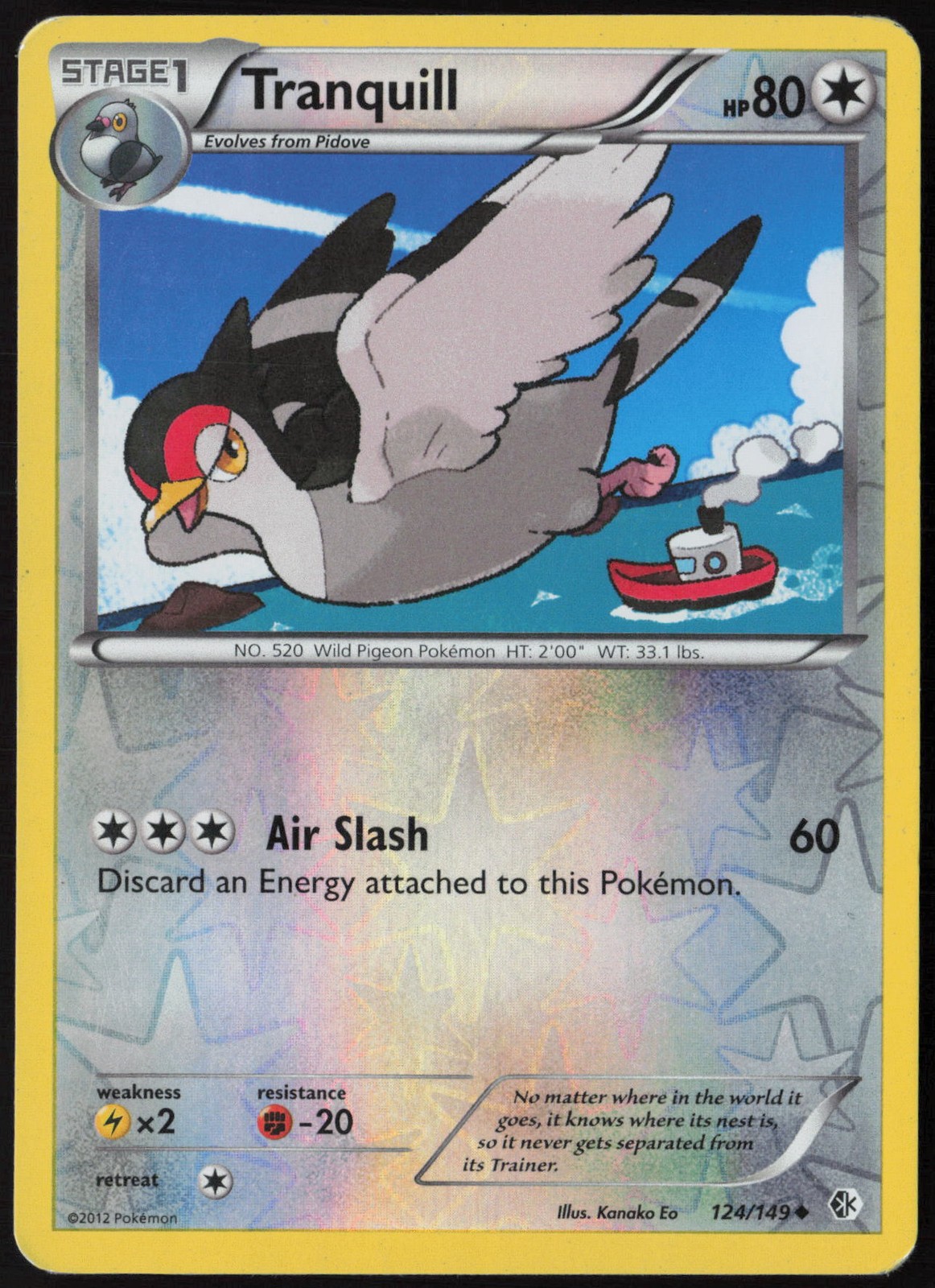Tranquill Reverse Holo 124/149 Boundaries Crossed LP
