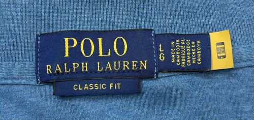 Polo Ralph Lauren camicia uomo grande vestibilità classica blu cotone moderno - Foto 2 di 13