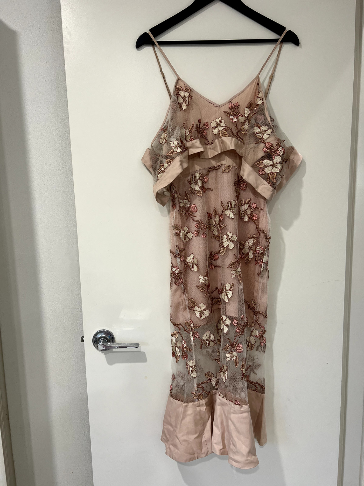 Alice McCall Women's Strappy Off The Shoulder Dress Lace Embroidered Size AUS 6 image 3