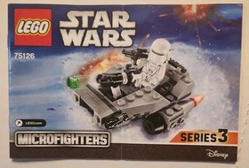 Lego Star Wars Microfighters: First Order Snowspeeder Complete Set 75126 