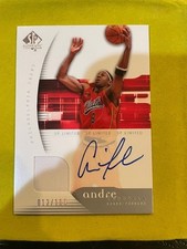 2005-06 UD SP Authentic LIMITED Andre Iguodala Jersey Autograph /100 76ers
