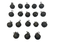 18 Antique Brass Horse Carriage Sleigh Bells Christmas Loose Graduating Sizes
