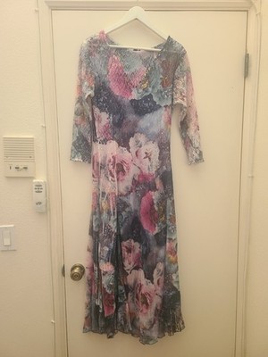 komarov cocktail dresses Komarov Ruffle Long Dress